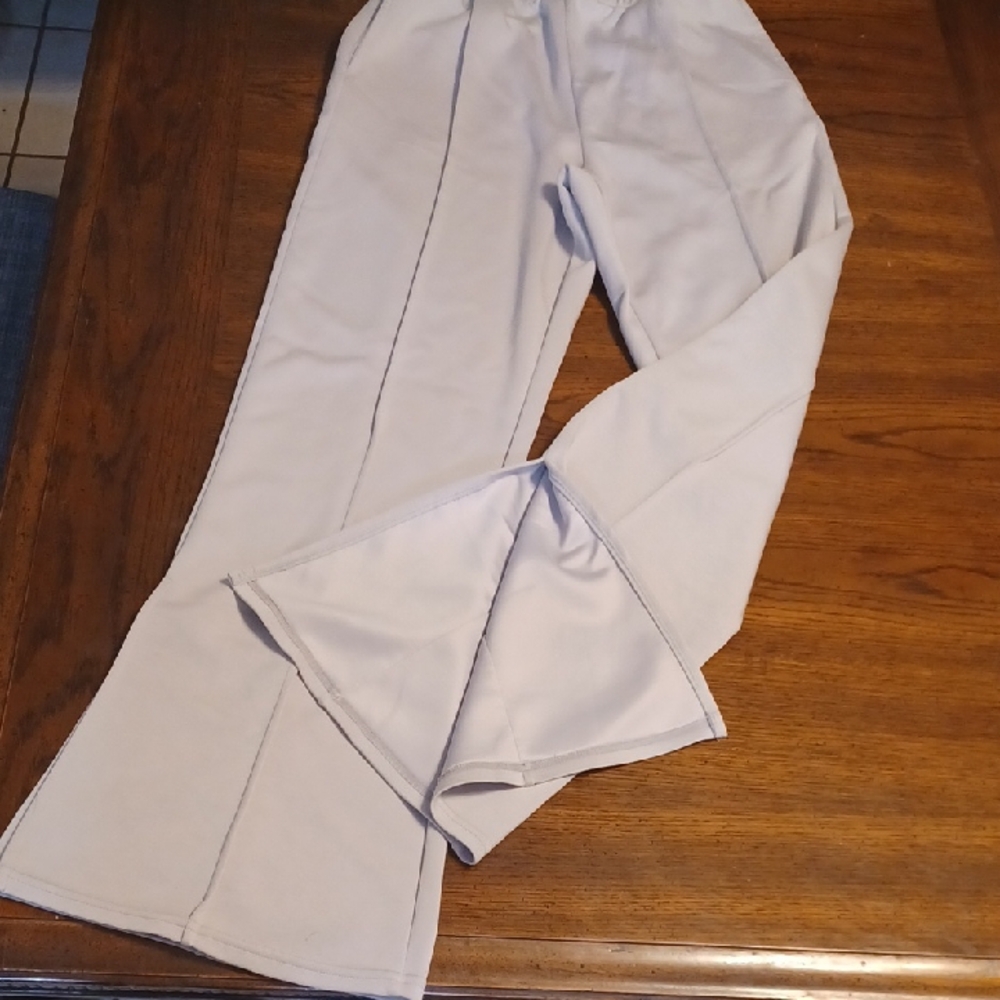 Women's Cream Track Pants